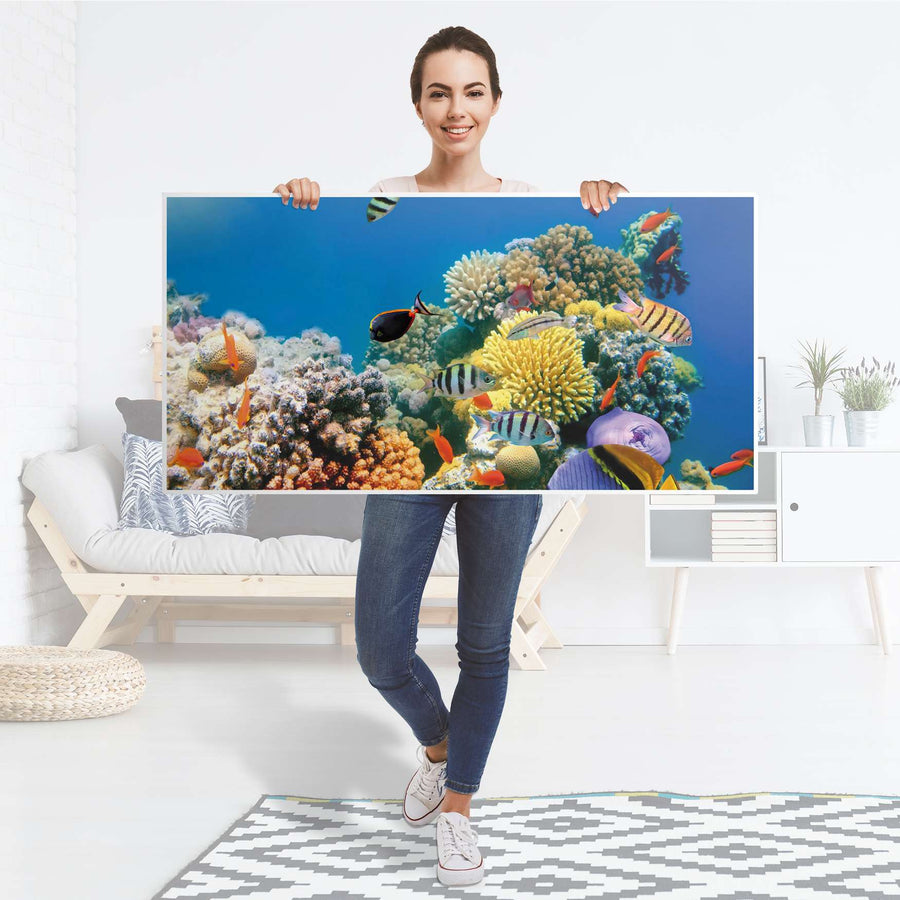Tischfolie Coral Reef - Tisch 120x60 cm - Folie