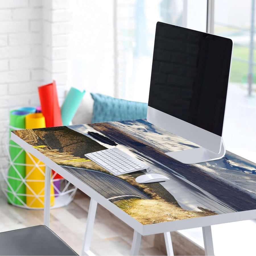 Tischfolie New Zealand - Tisch 120x60 cm - Schreibtisch
