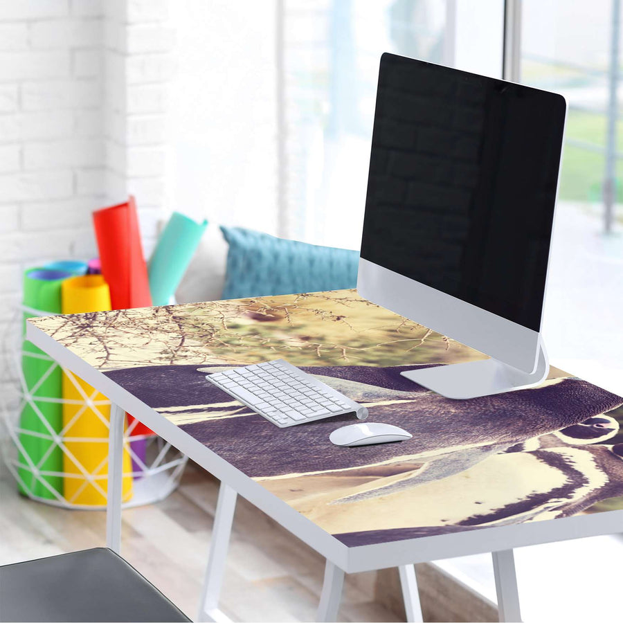 Tischfolie Pingu Friendship - Tisch 120x60 cm - Schreibtisch
