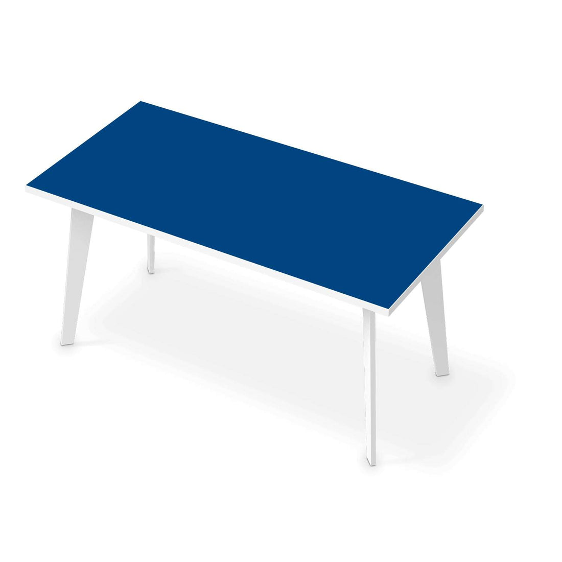 Tischfolie Blau Dark - Esszimmer Tisch 160x80 cm
