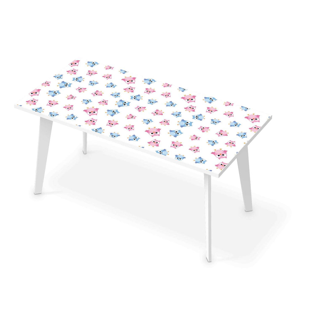 Tischfolie Eulenparty - Esszimmer Tisch 160x80 cm