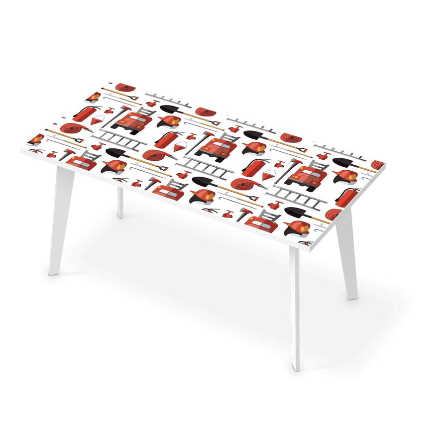 Tischfolie Firefighter - Esszimmer Tisch 160x80 cm