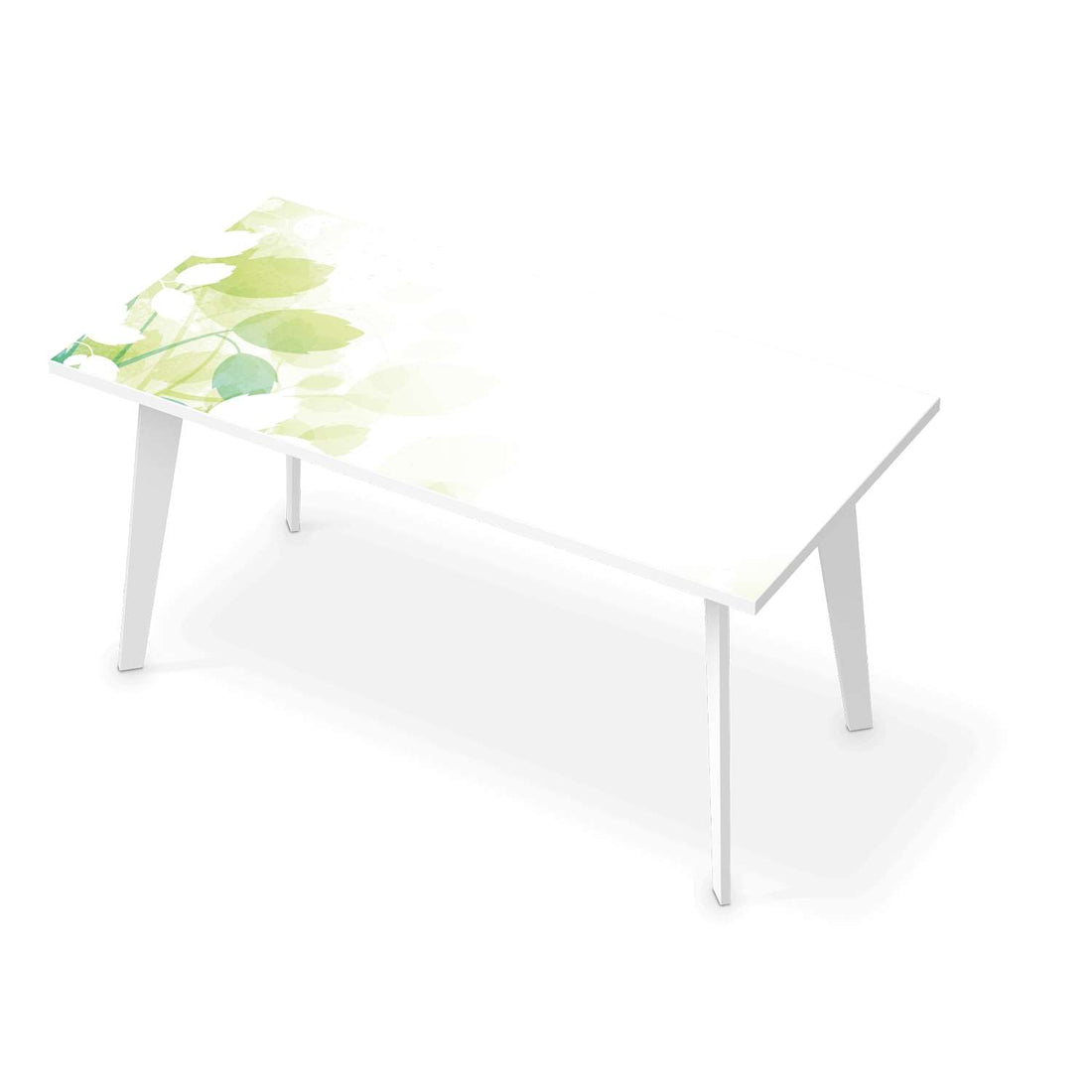 Tischfolie Flower Light - Esszimmer Tisch 160x80 cm