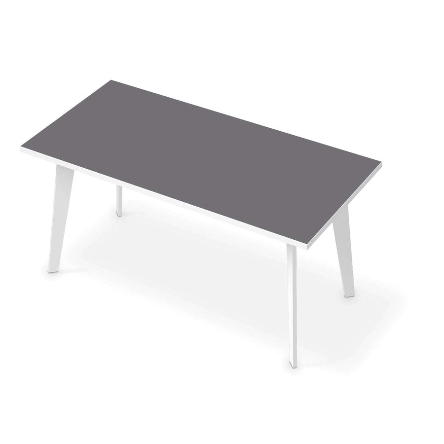 Tischfolie Grau Light - Esszimmer Tisch 160x80 cm