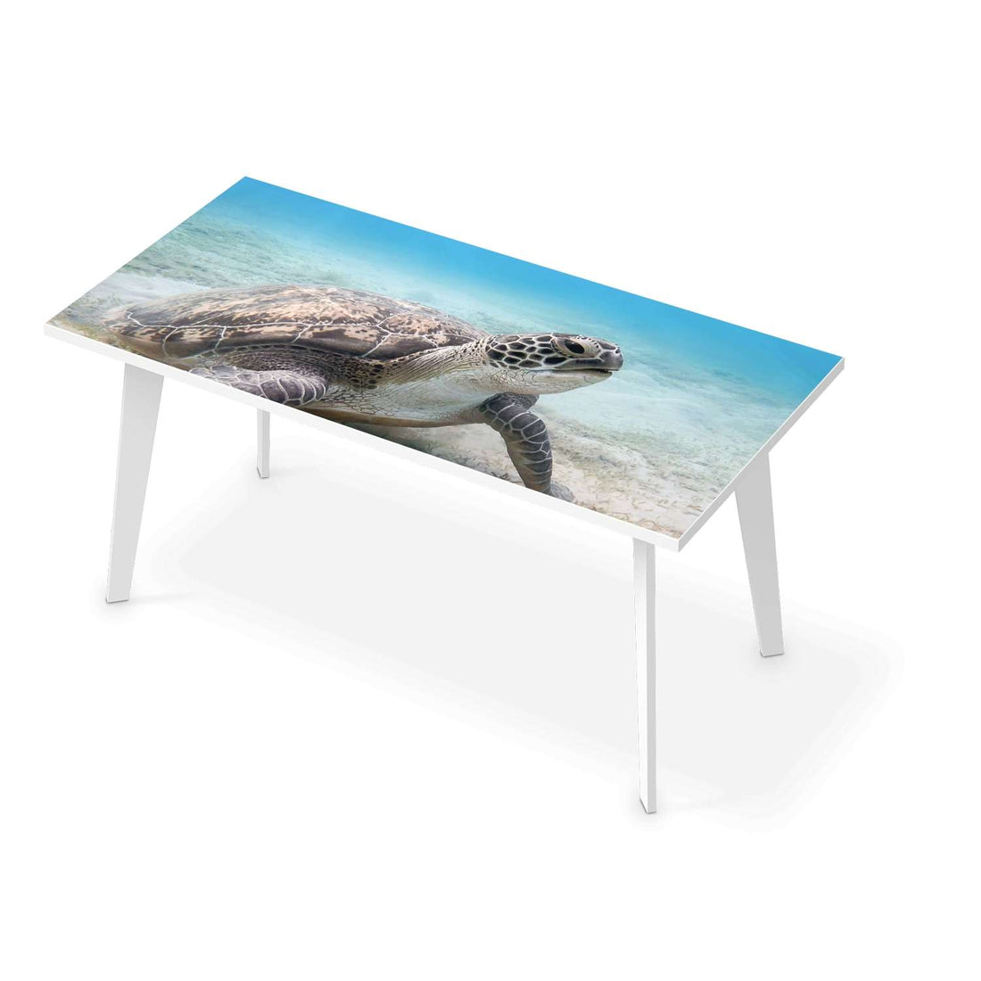 Tischfolie Green Sea Turtle - Esszimmer Tisch 160x80 cm