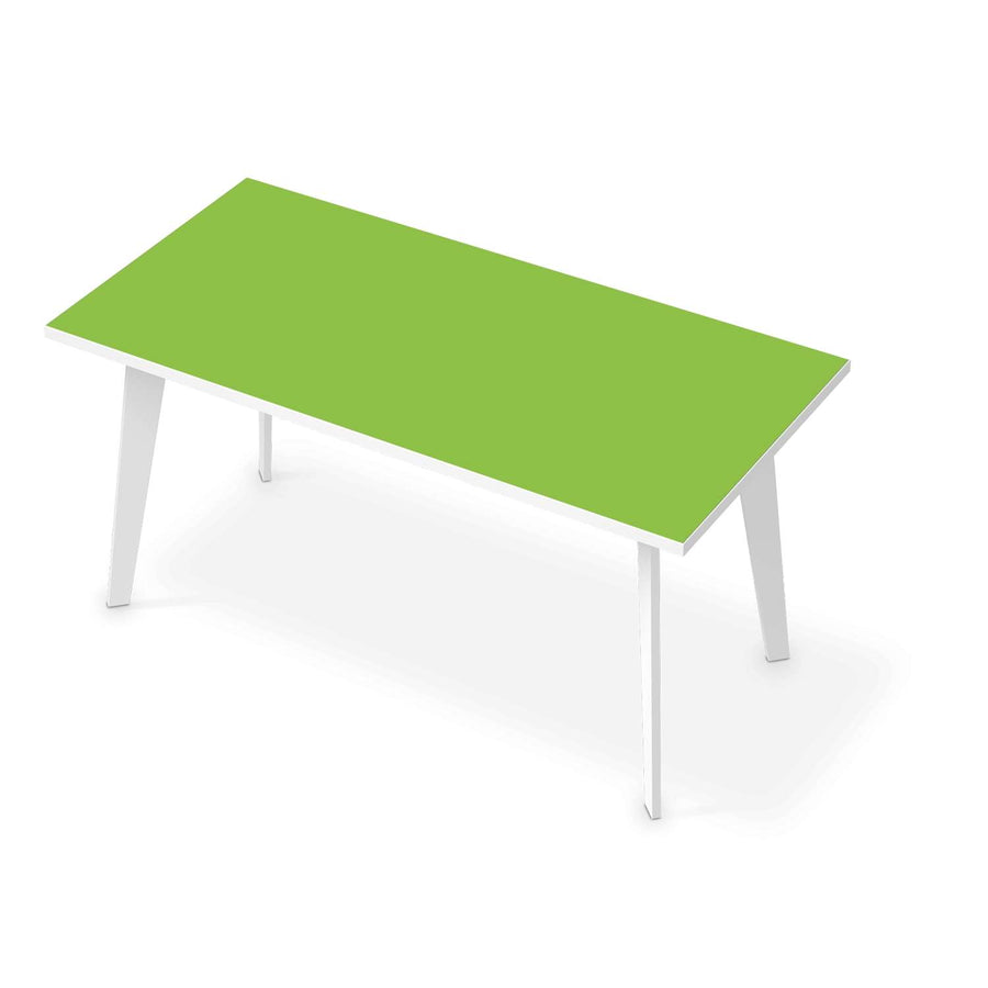 Tischfolie Hellgrün Dark - Esszimmer Tisch 160x80 cm