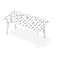Tischfolie Hoppel - Esszimmer Tisch 160x80 cm