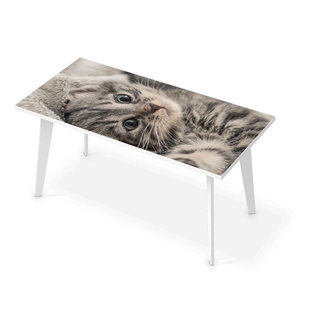 Tischfolie Kitty the Cat - Esszimmer Tisch 160x80 cm