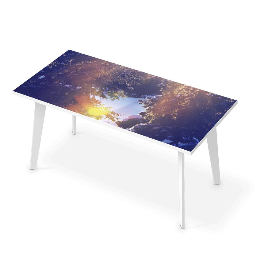 Tischfolie Lichtflut - Esszimmer Tisch 160x80 cm
