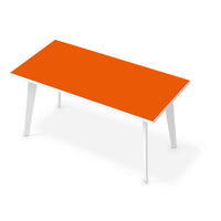 Tischfolie Orange Dark - Esszimmer Tisch 160x80 cm
