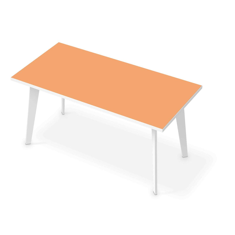 Tischfolie Orange Light - Esszimmer Tisch 160x80 cm