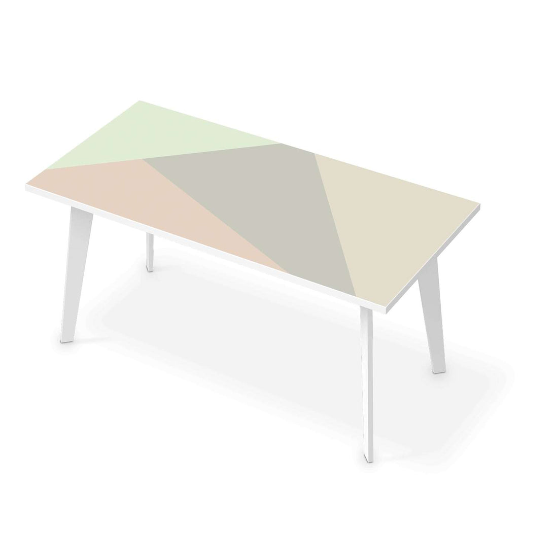 Tischfolie Pastell Geometrik - Esszimmer Tisch 160x80 cm