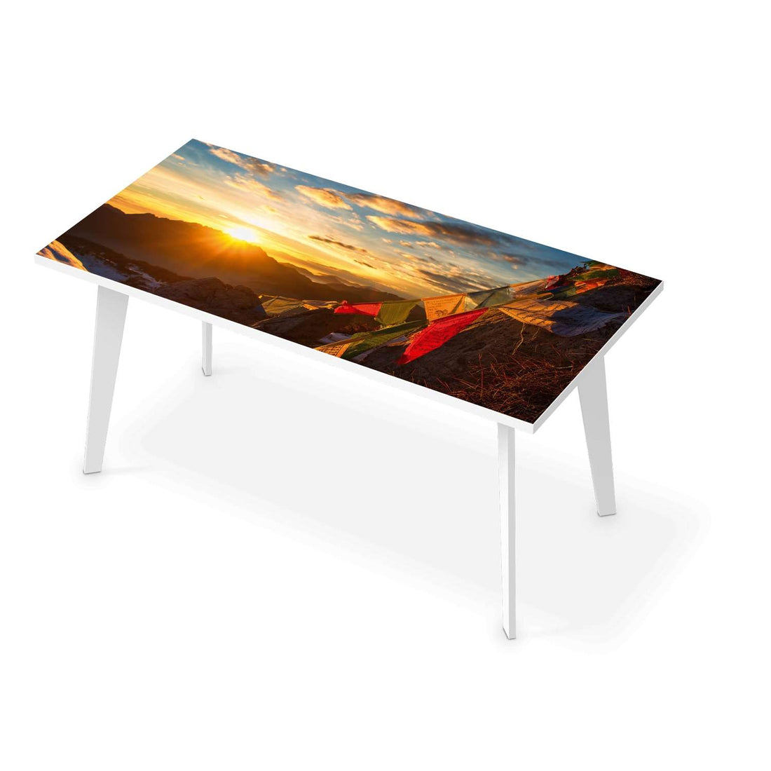 Tischfolie Tibet - Esszimmer Tisch 160x80 cm