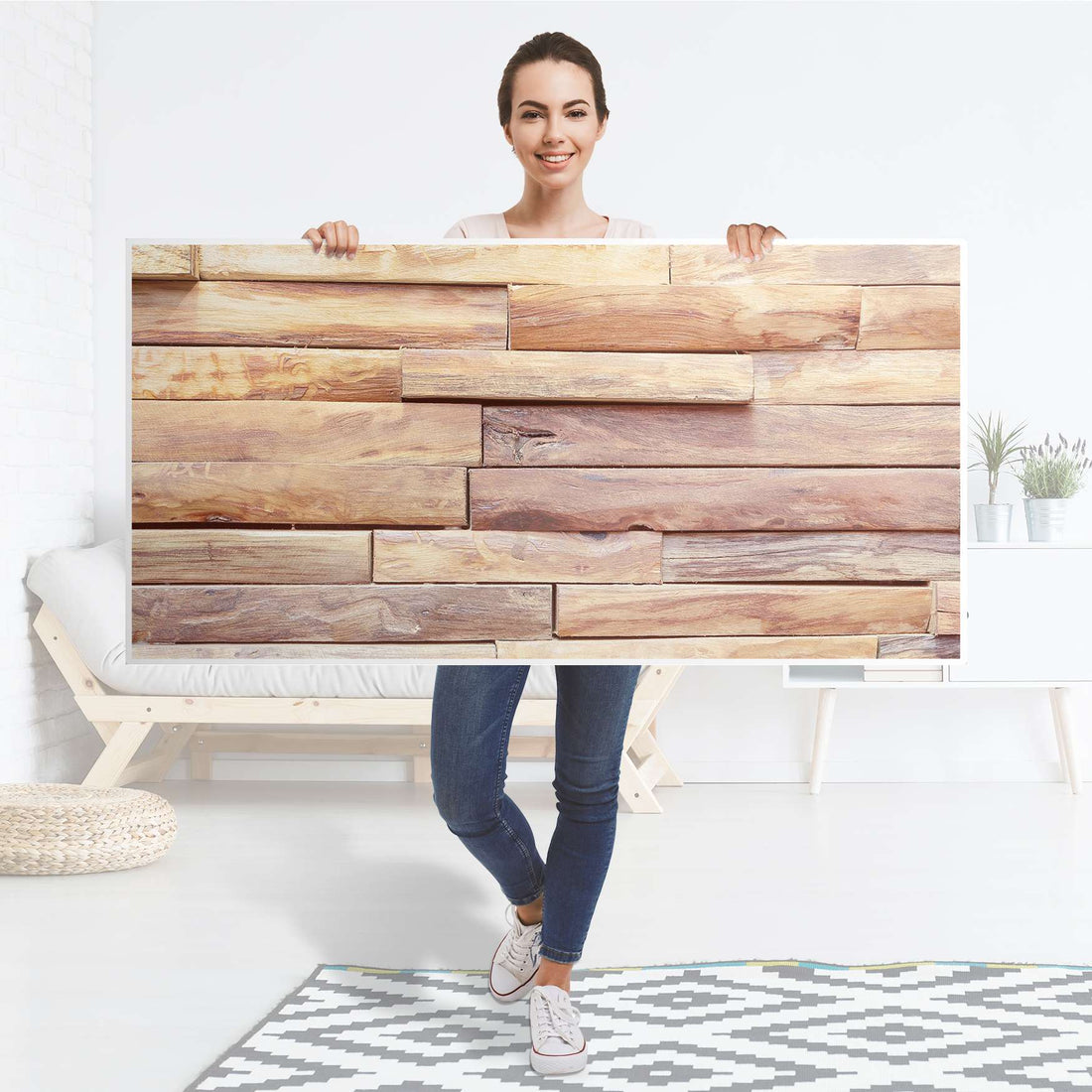 Tischfolie Artwood - Tisch 160x80 cm - Folie