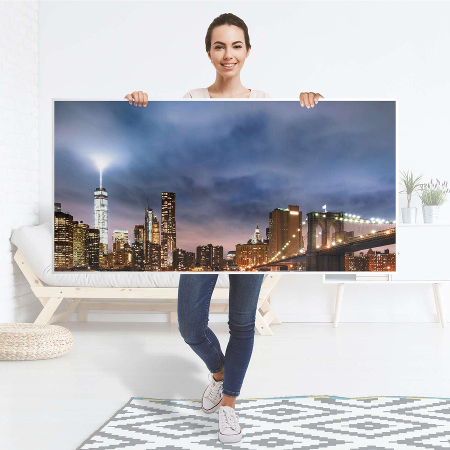 Tischfolie Brooklyn Bridge - Tisch 160x80 cm - Folie