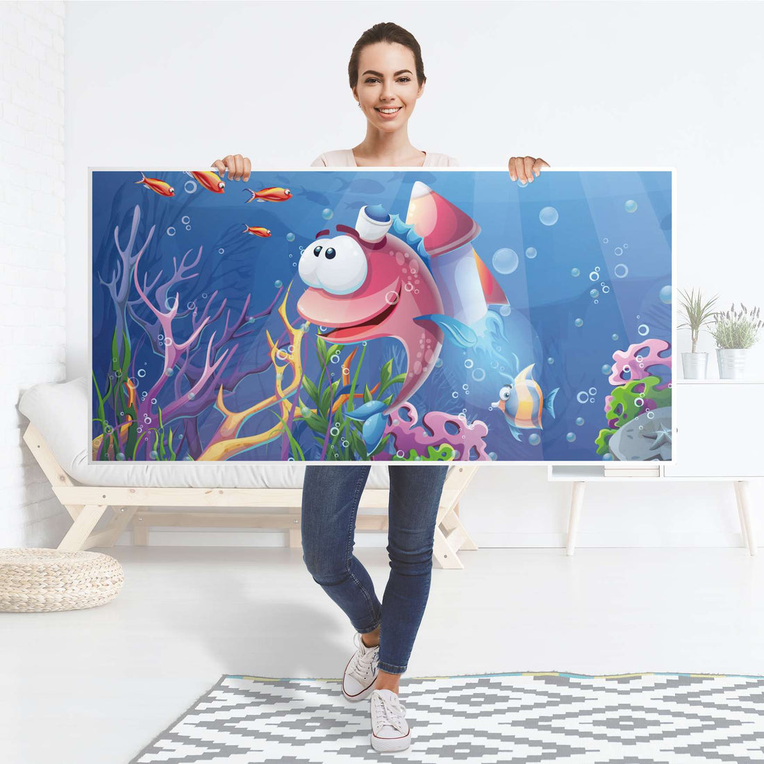 Tischfolie Bubbles - Tisch 160x80 cm - Folie