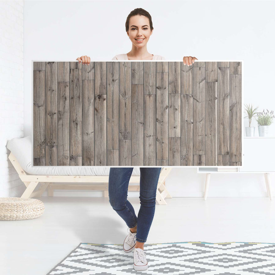 Tischfolie Dark washed - Tisch 160x80 cm - Folie