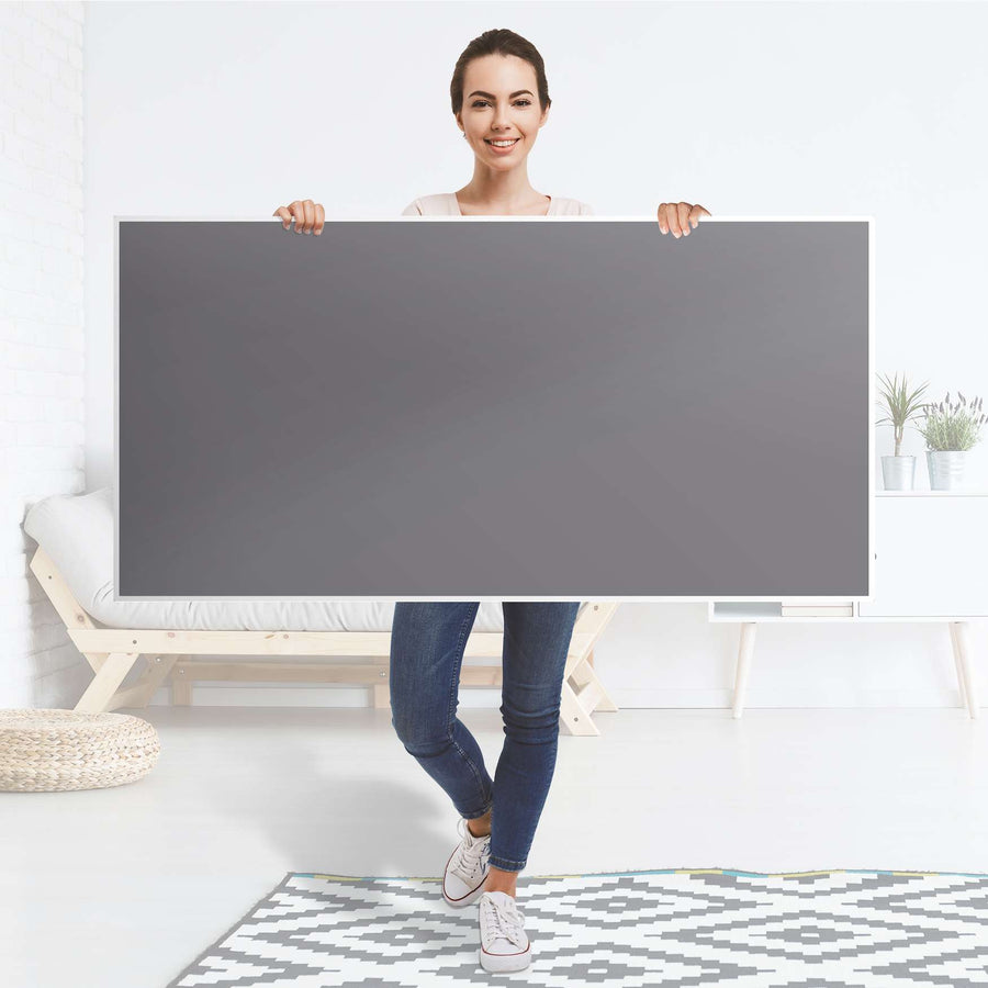 Tischfolie Grau Light - Tisch 160x80 cm - Folie