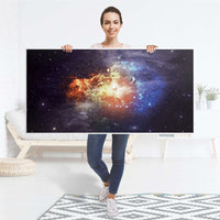 Tischfolie Nebula - Tisch 160x80 cm - Folie
