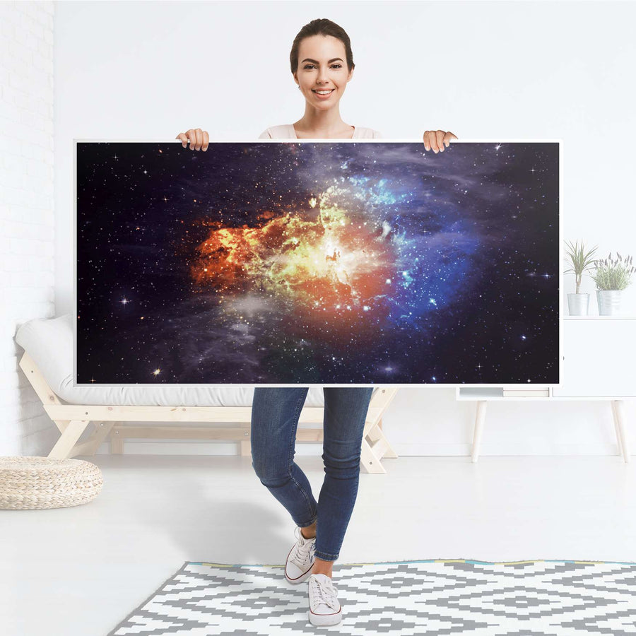 Tischfolie Nebula - Tisch 160x80 cm - Folie