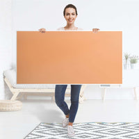 Tischfolie Orange Light - Tisch 160x80 cm - Folie