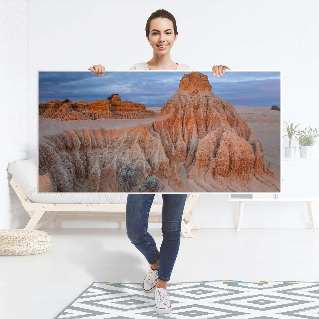 Tischfolie Outback Australia - Tisch 160x80 cm - Folie