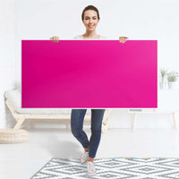 Tischfolie Pink Dark - Tisch 160x80 cm - Folie
