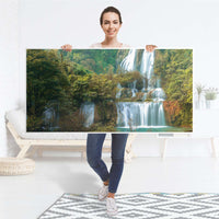 Tischfolie Rainforest - Tisch 160x80 cm - Folie