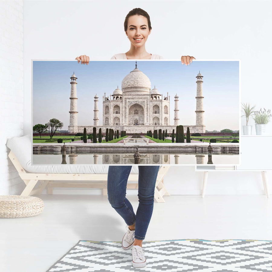 Tischfolie Taj Mahal - Tisch 160x80 cm - Folie