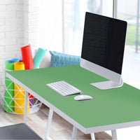 Tischfolie Grün Light - Tisch 160x80 cm - Schreibtisch
