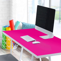 Tischfolie Pink Dark - Tisch 160x80 cm - Schreibtisch