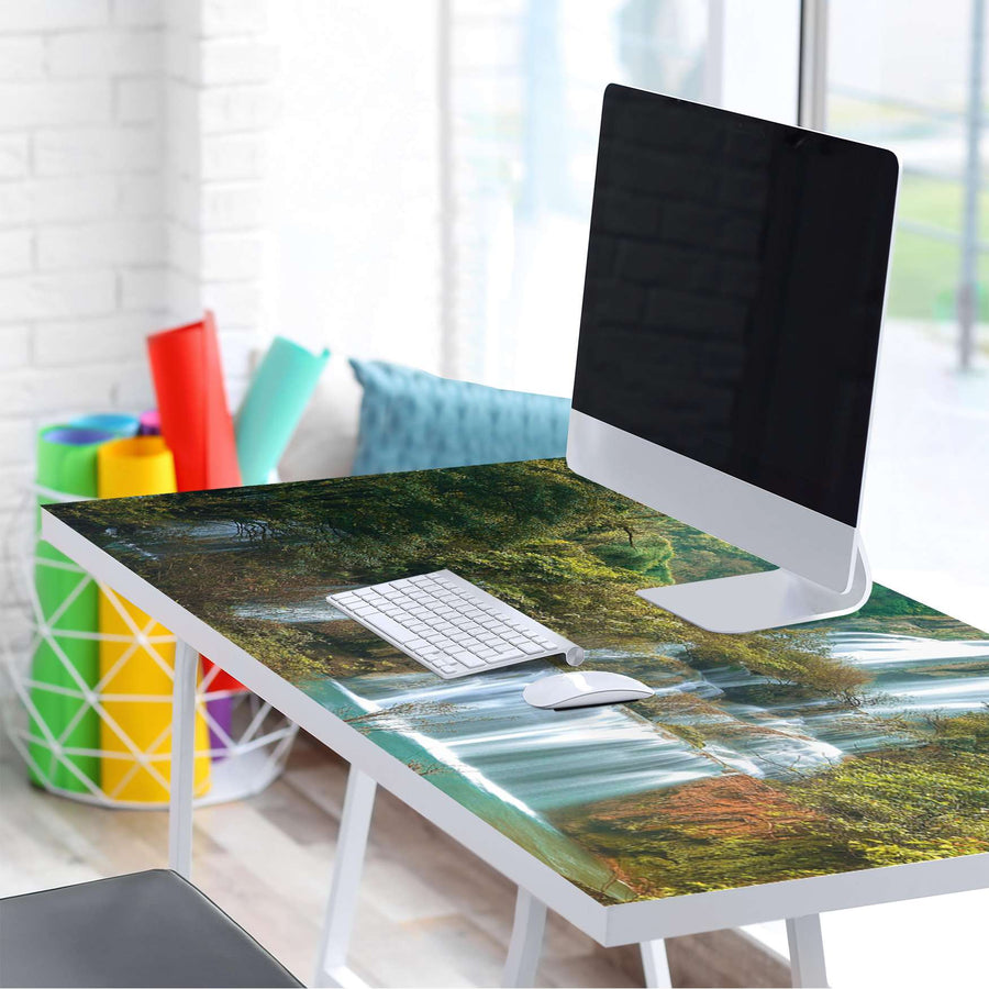 Tischfolie Rainforest - Tisch 160x80 cm - Schreibtisch