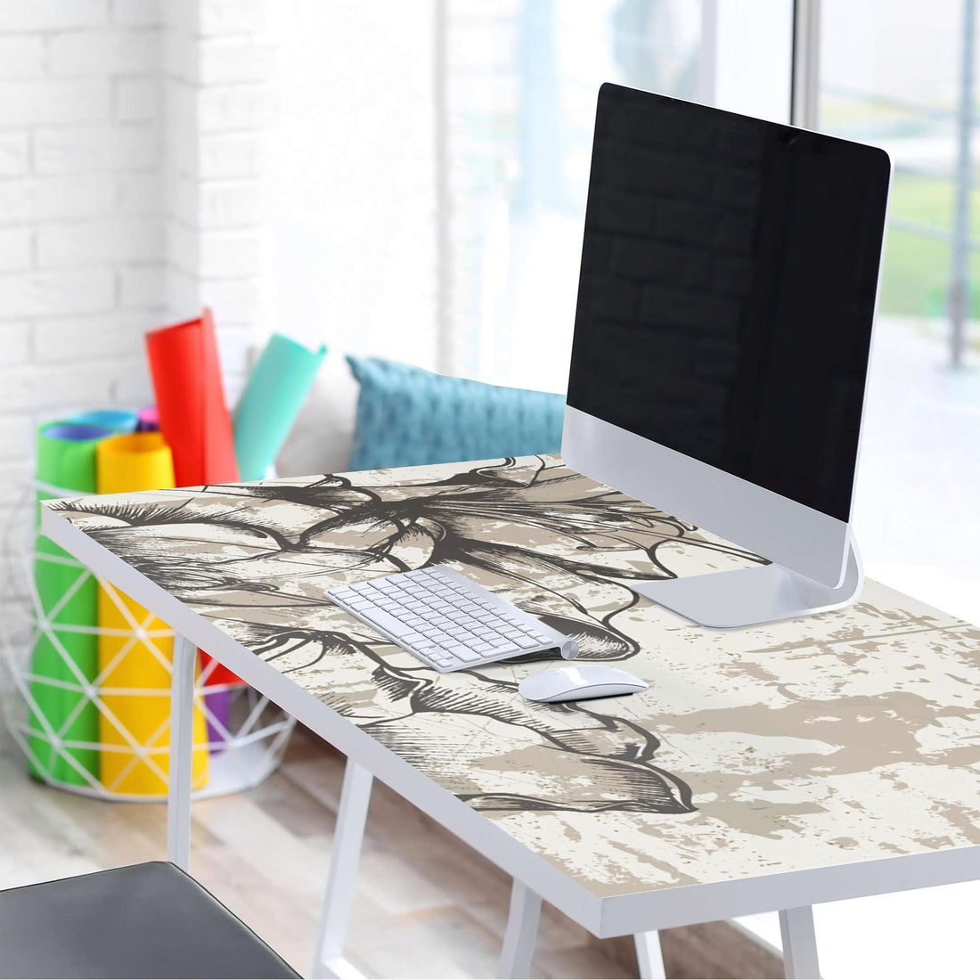 Tischfolie Styleful Vintage 1 - Tisch 160x80 cm - Schreibtisch