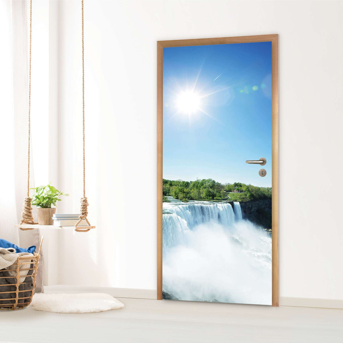 Türfolie Kinderzimmer - Niagara Falls (Innen-/Außenfläche)