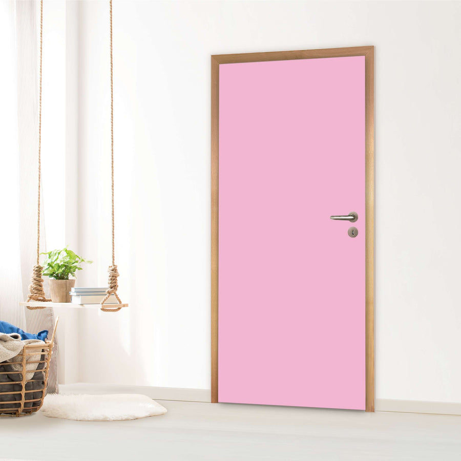 Türfolie Kinderzimmer - Pink Light (Innen-/Außenfläche)