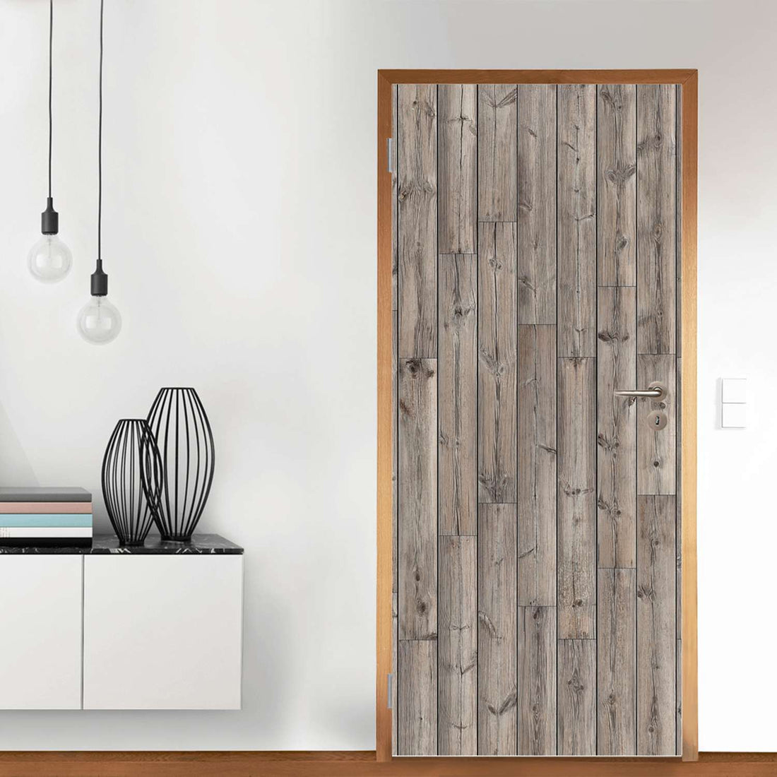 Türfolie Dark washed - Wohnzimmer (Innen-/Außenfläche)