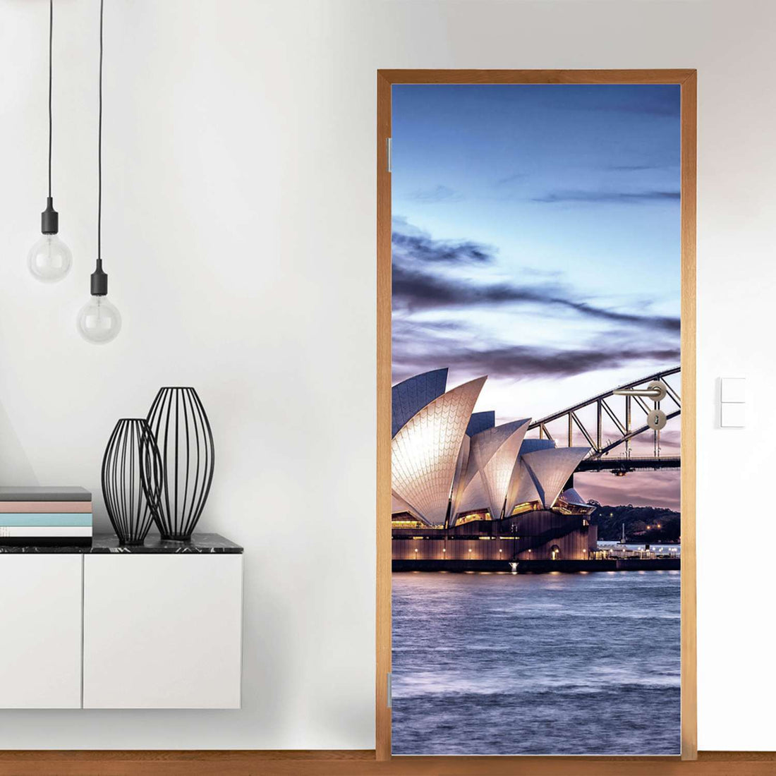 Türfolie Sydney - Wohnzimmer (Innen-/Außenfläche)