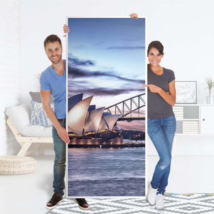 Selbstklebende Türfolie - Sydney (Innen-/Außenfläche)